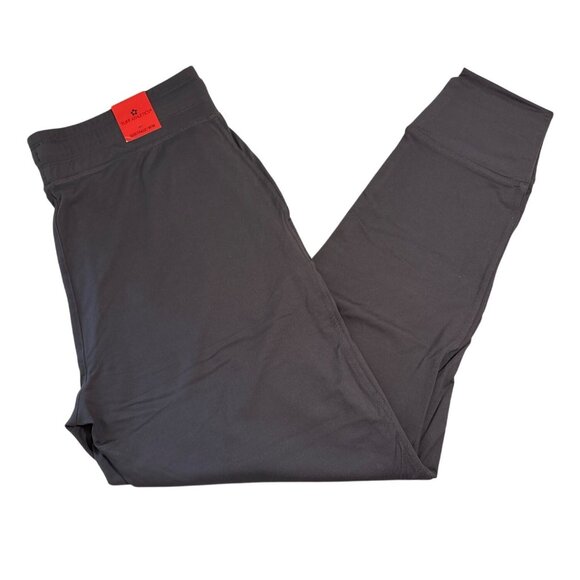 Tuff Athletics Jogger Pants Womens Grey Medium Ribbed Cuffs Pockets Drawstring - Picture 1 of 10